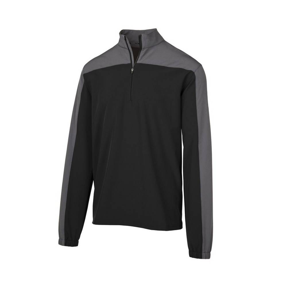 Panske Bundy Mizuno Comp Long Sleeve Batting Čierne Vypredaj SLXZ12486